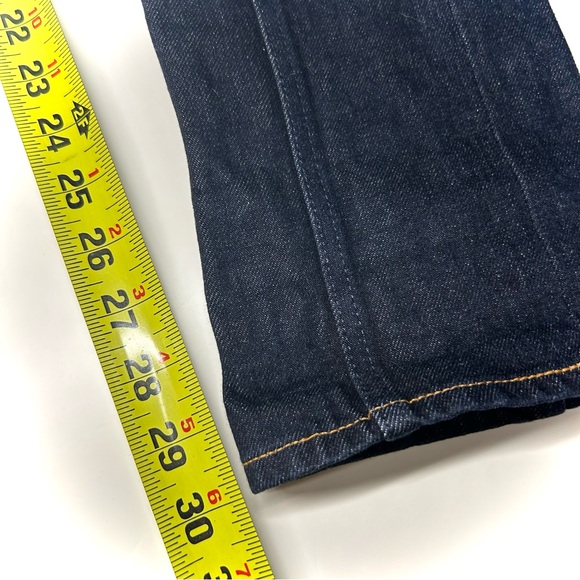 Evisu Selvedge Jeans Mens 30x34 Red Pocket White Seagull Logo Japan Denim RARE - Picture 15 of 16